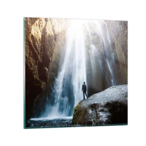 Obraz na skle - Obnovenie proporcie - 60x60 cm