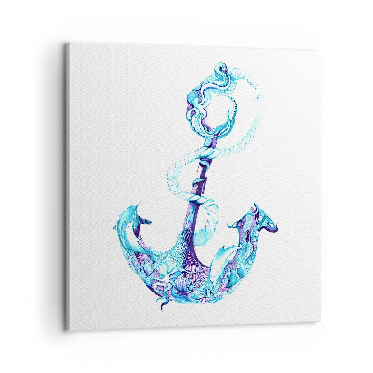 Obraz na plátne - Dôverníčka tajomstiev mora - 60x60 cm