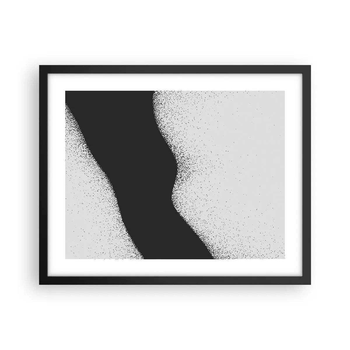 Plagát v čiernom ráme - Plynulá rovnováha - 50x40 cm