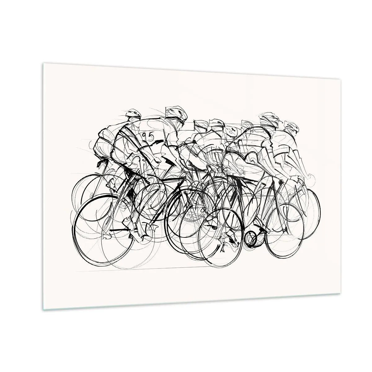 Obraz na skle - Spoločne v tíme - 100x70 cm