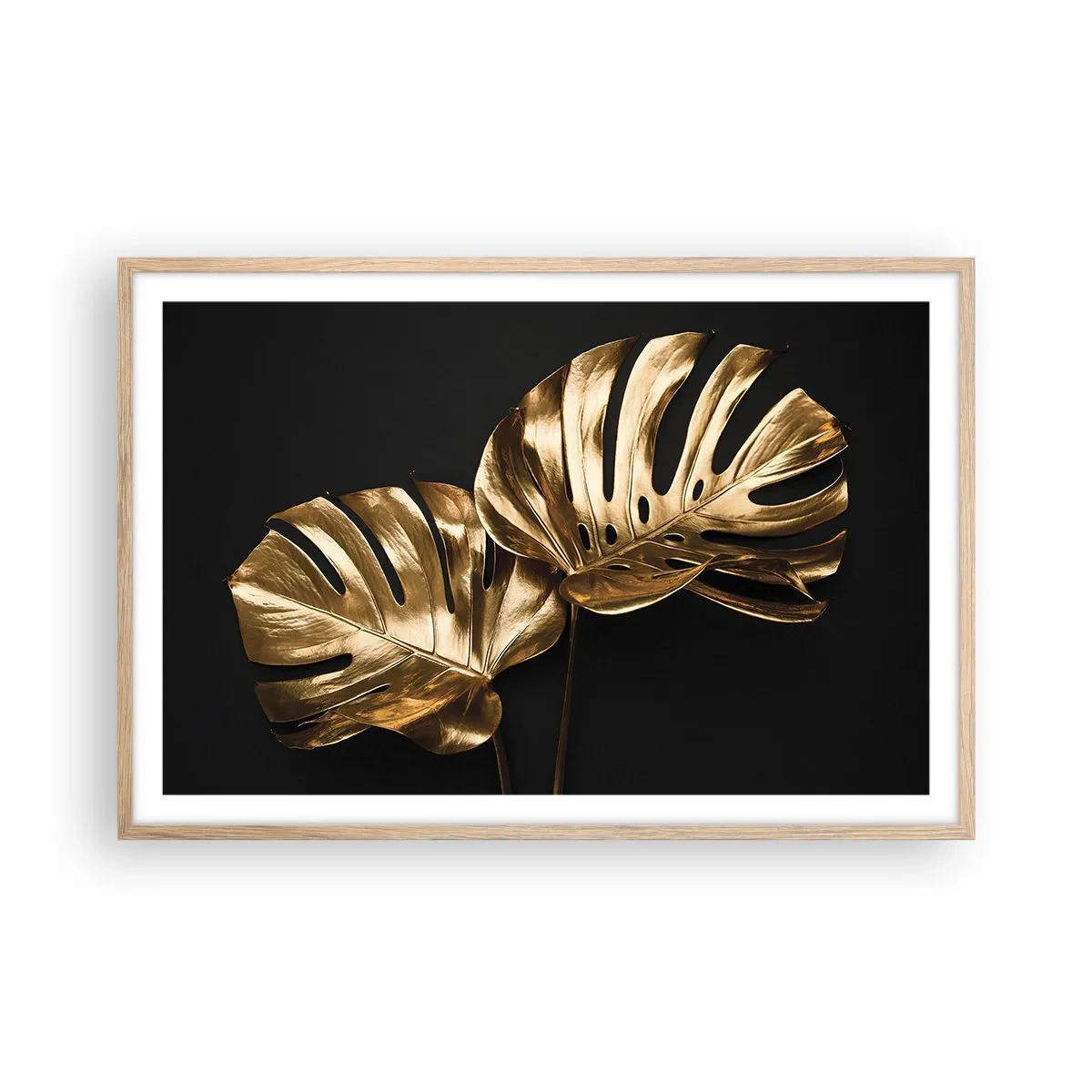 Plagát v ráme zo svetlého duba - Poklady prírody - 91x61 cm