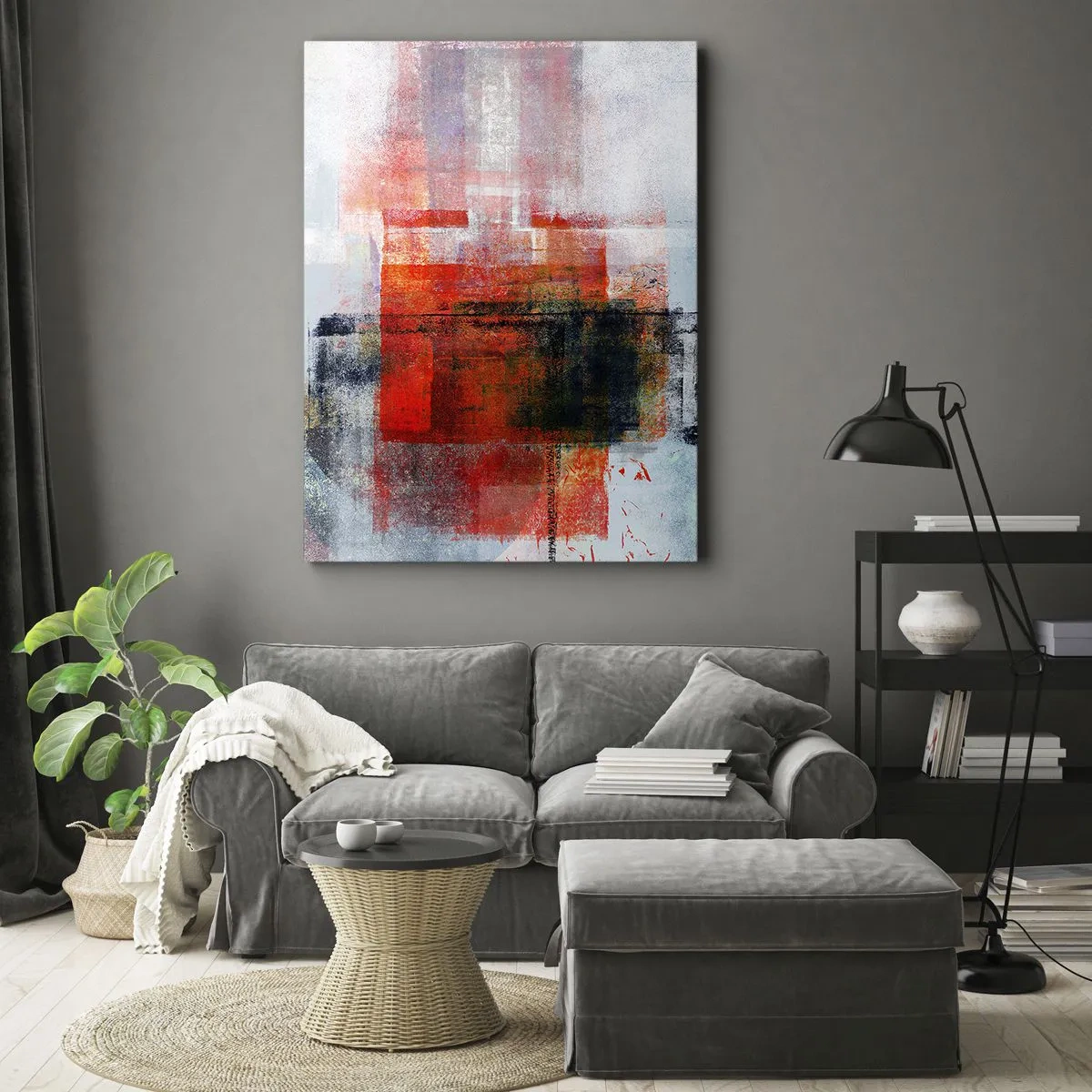 Obraz na plátne - Žiariaca kompozícia - 50x70 cm