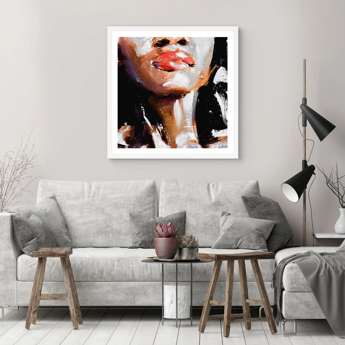 Plagát v bielom ráme - Hrdosť bez predsudkov - 50x50 cm