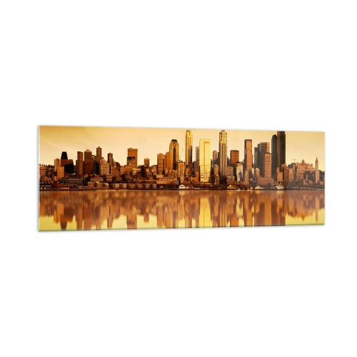 Obraz na skle - Ticho metropoly - 160x50 cm