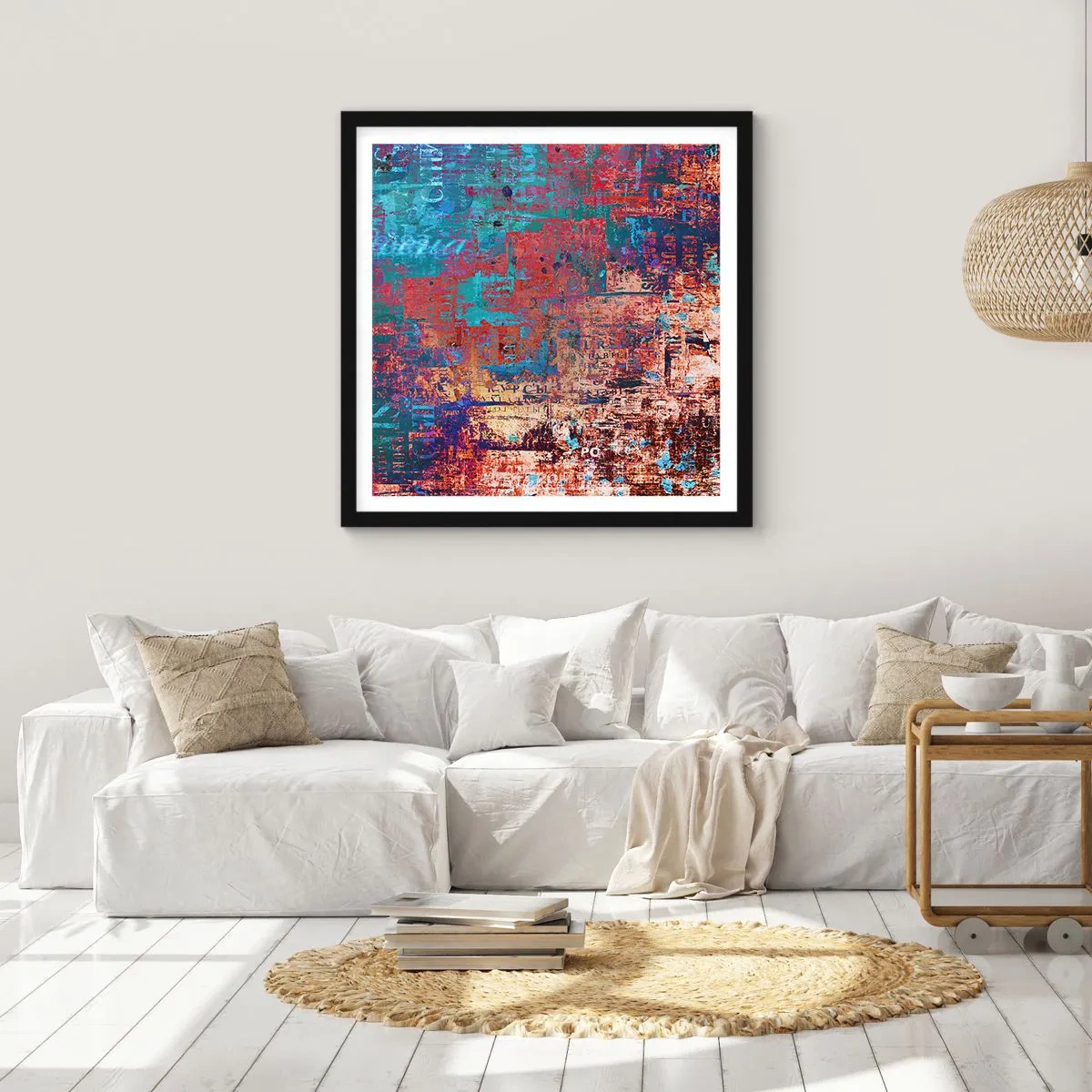 Plagát v čiernom ráme - Pamäť a zabudnutie - 40x40 cm