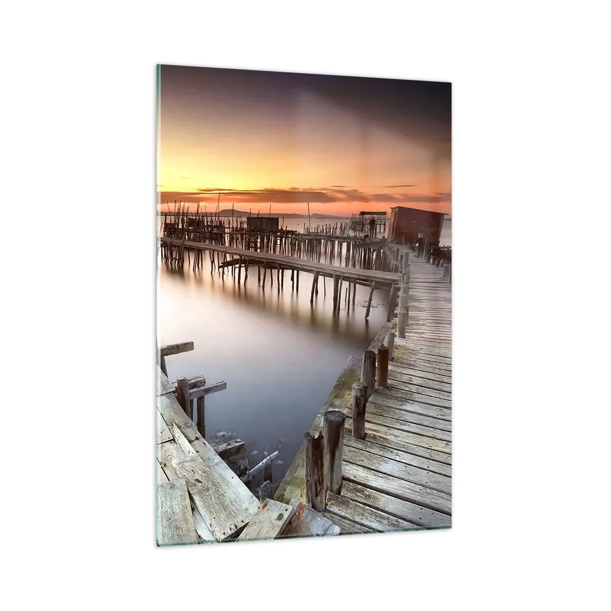 Obraz na skle - Autentickosť, nie turistická atrapa - 80x120 cm