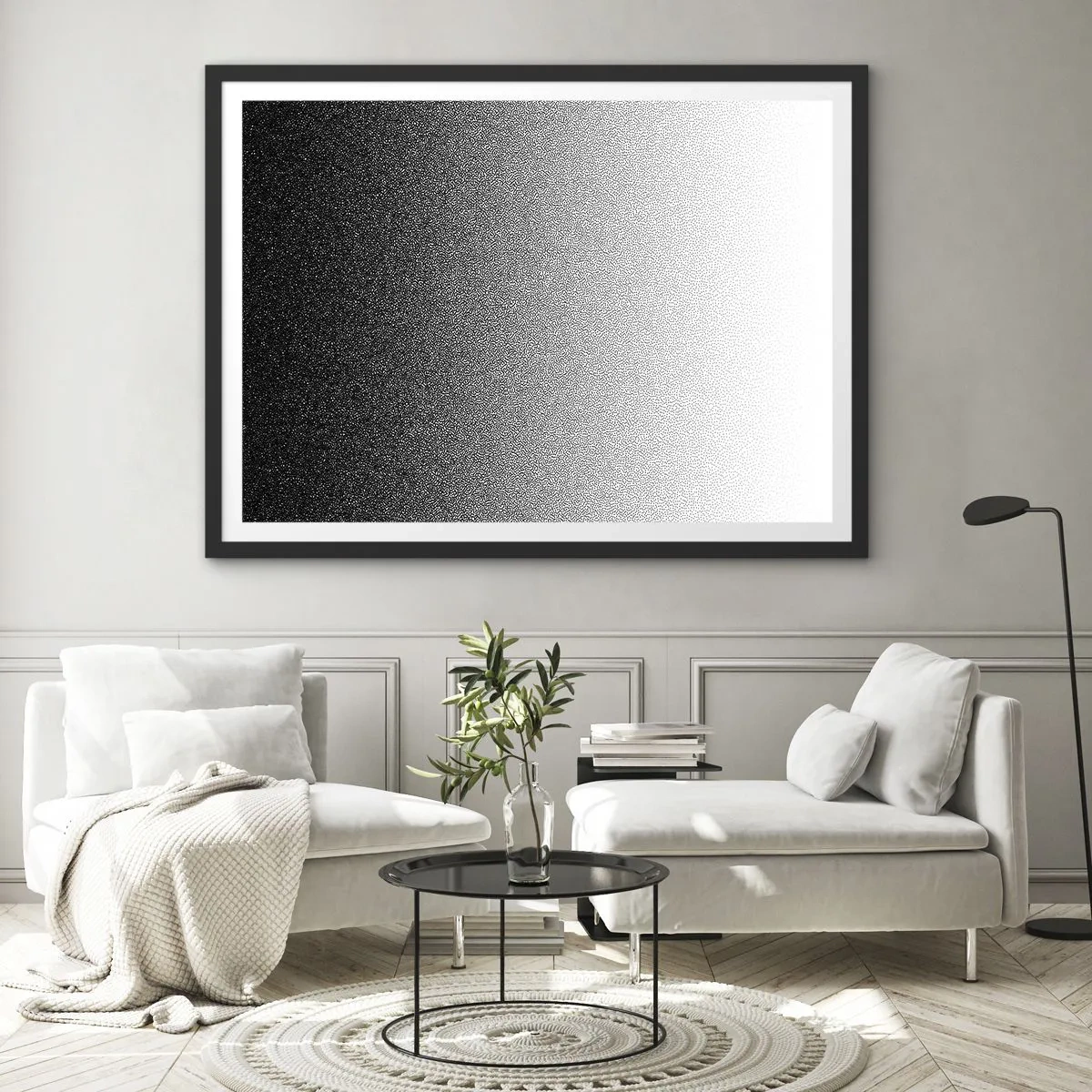 Plagát v čiernom ráme - Smerom ku svetlu - 70x50 cm