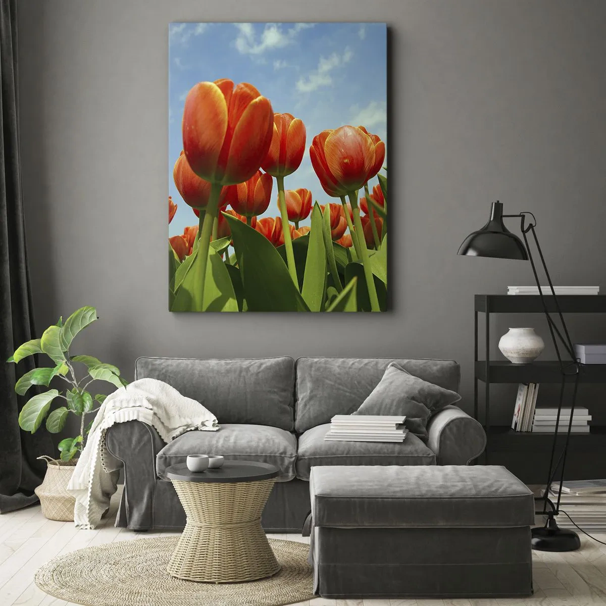 Obraz na plátne - Okrem blankytného neba nič v živote nepotrebujú - 50x70 cm