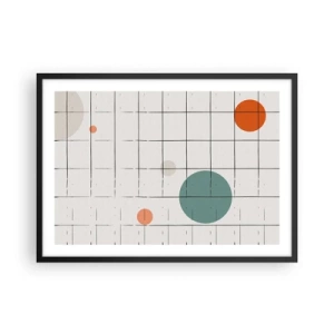 Plagát v čiernom ráme - Uväznené. My alebo ony? - 70x50 cm