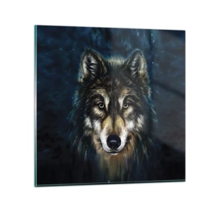 Obraz na skle - Alfa? A omega - 40x40 cm