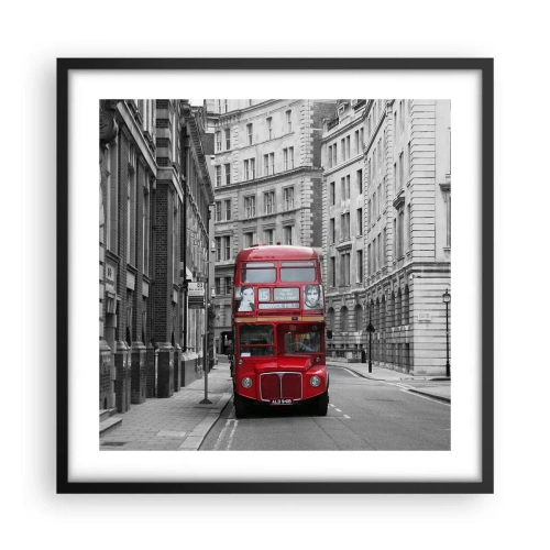 Plagát v čiernom ráme - Všednosť nemusí byť šedá - 50x50 cm