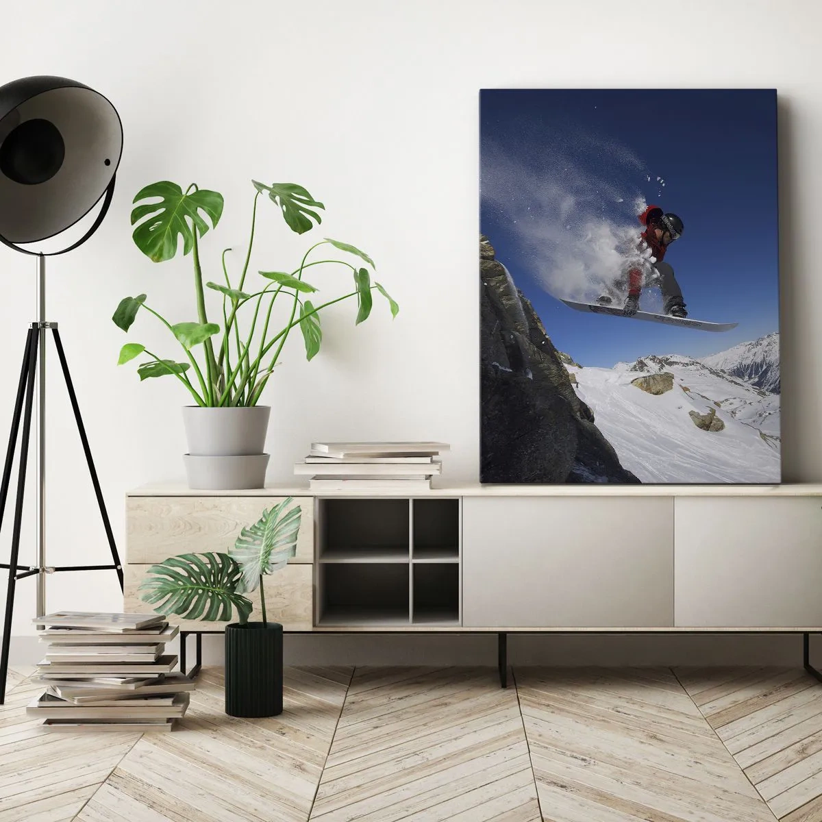 Obraz na plátne - A stal si sa súčasťou priestoru - 50x70 cm