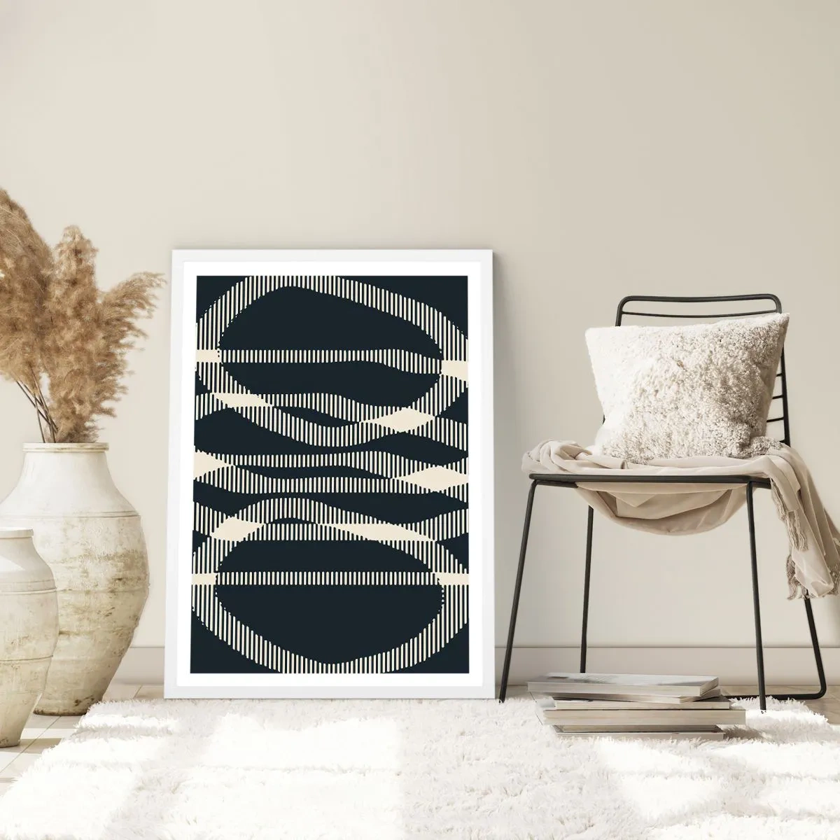 Plagát v bielom ráme - Pokus o prelomenie temnoty - 40x50 cm