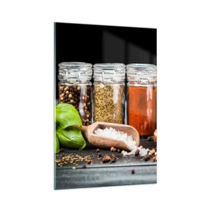 Obraz na skle - Aby mal život chuť - 80x120 cm