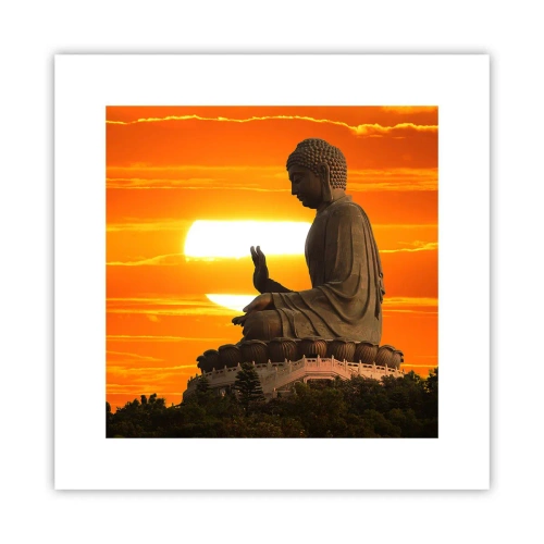 Plagát - Bez strachu zo sveta - 30x30 cm