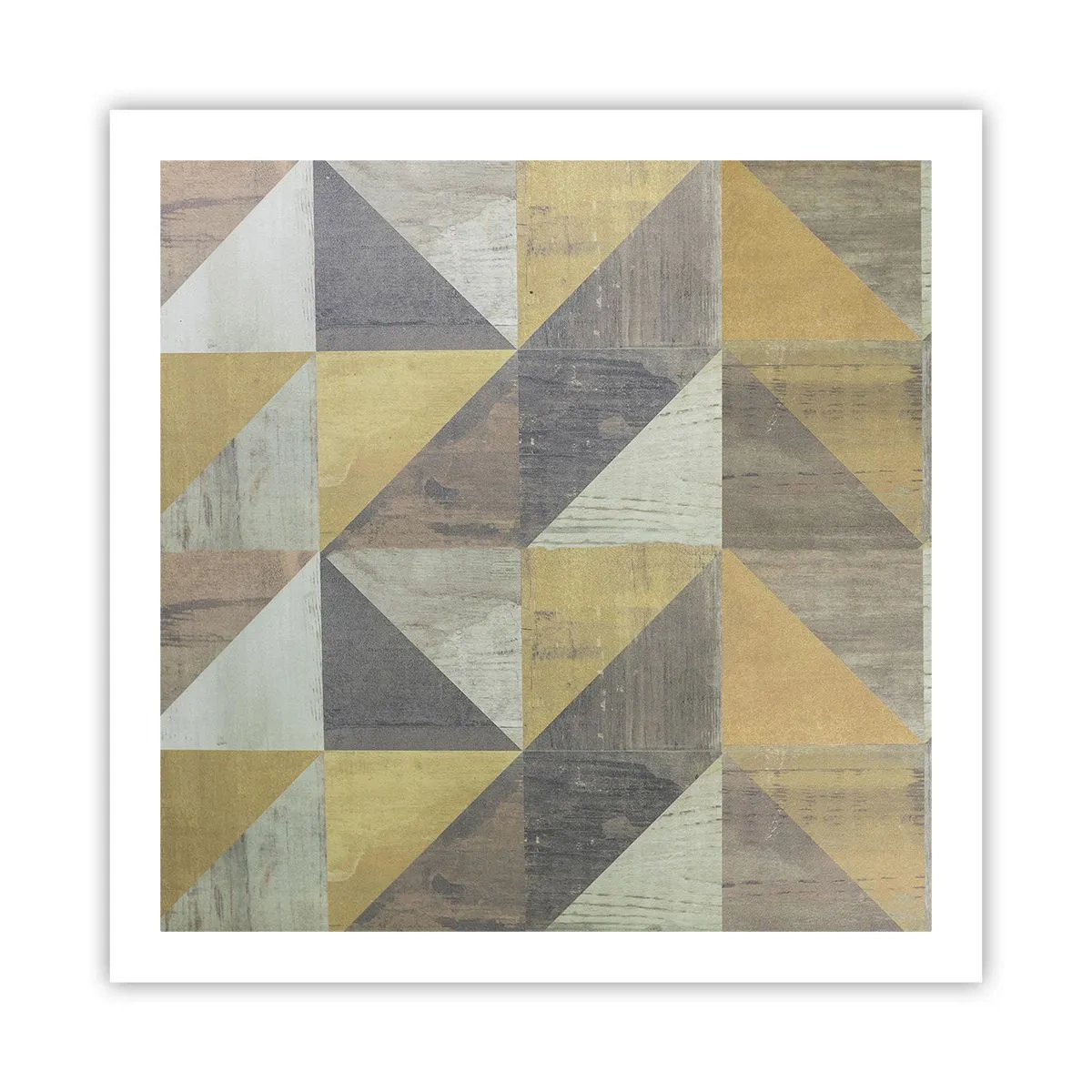 Plagát - V uhle trojuholníka - 60x60 cm