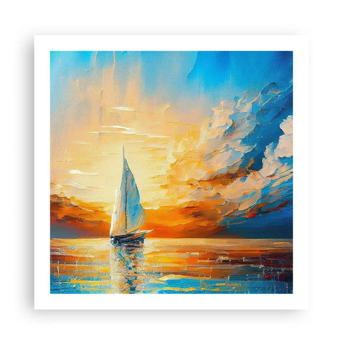 Plagát - Plavba v zlate - 60x60 cm