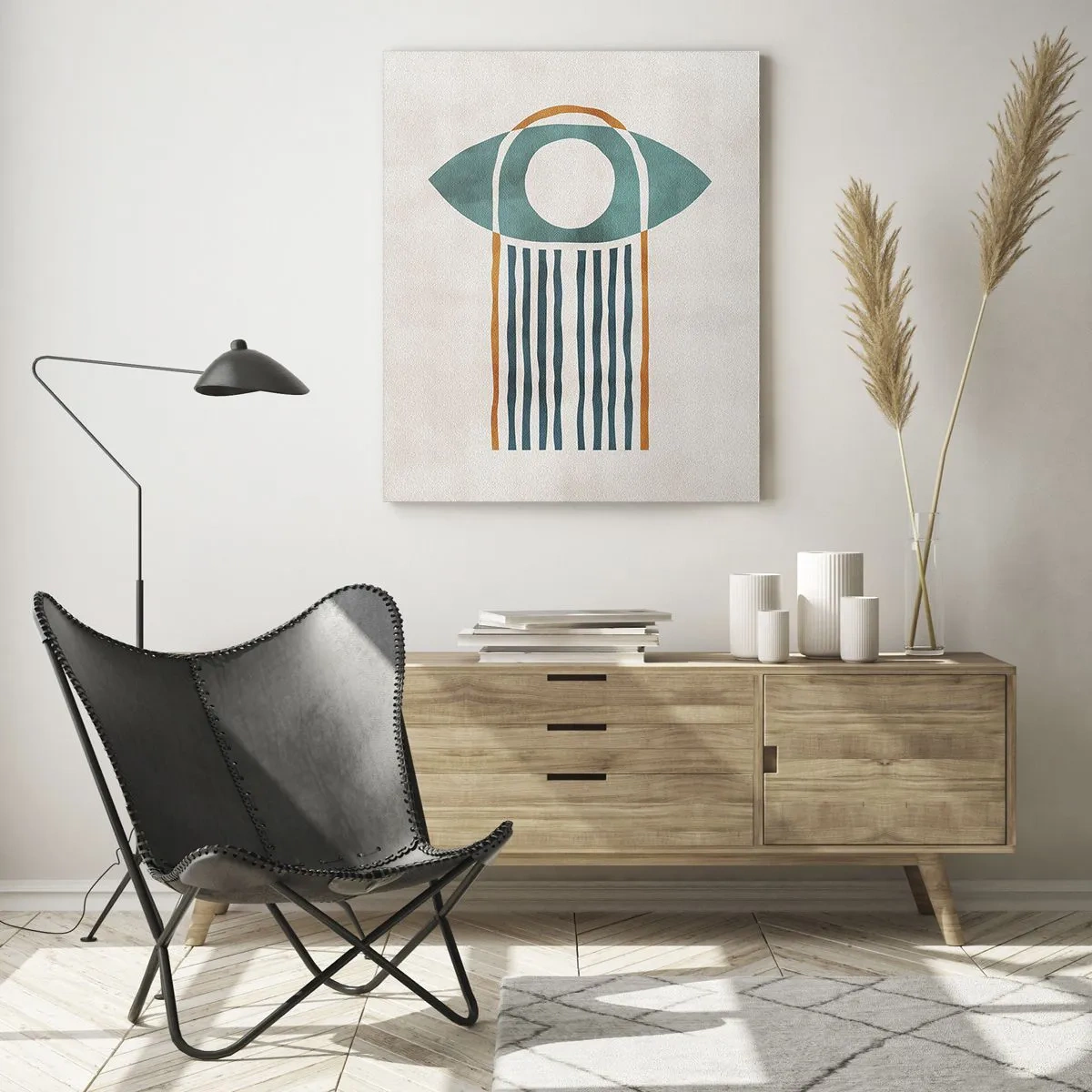 Obraz na skle - Znaky a rituály - 50x70 cm