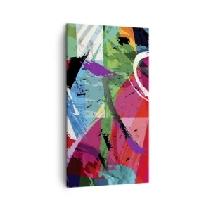 Obraz na plátne - Rýchlo, živo a čulo - 45x80 cm