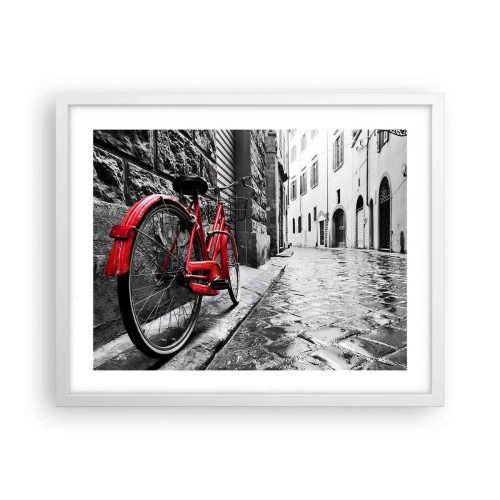 Plagát v bielom ráme - Skutočná krása nestarne - 50x40 cm