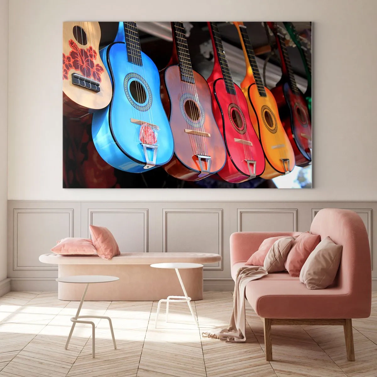 Obraz na skle - Latinskoamerická atmosféra - 120x80 cm