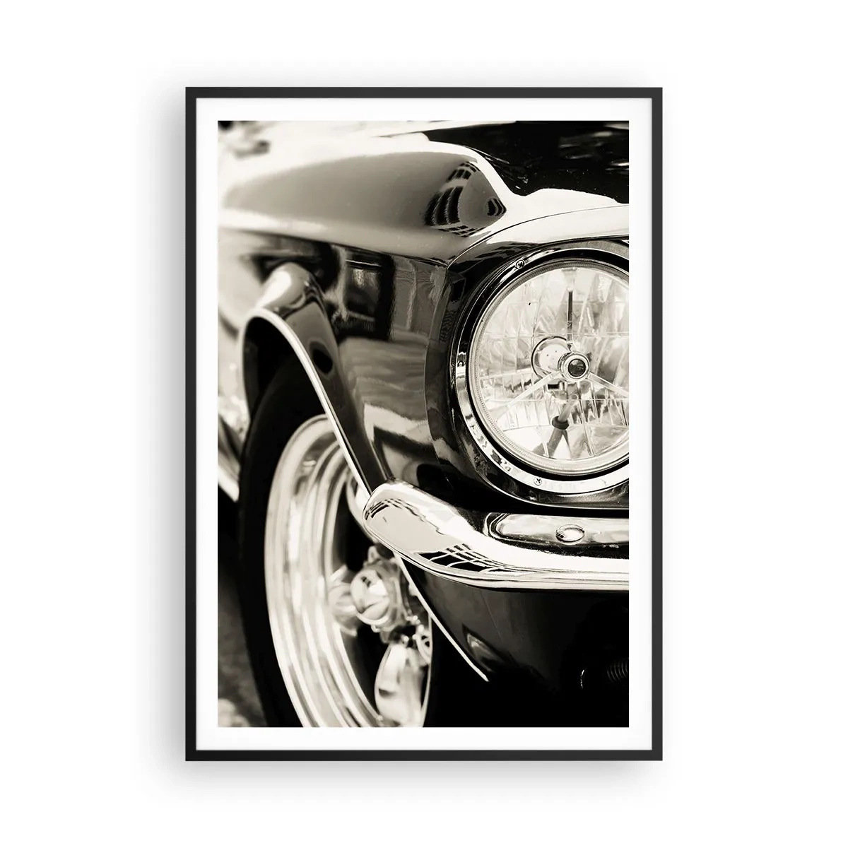 Plagát v čiernom ráme - Nepominuteľný lesk - 70x100 cm