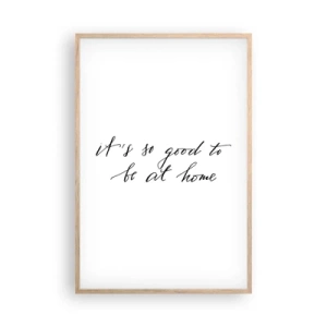 Plagát v ráme zo svetlého duba - Celá pravda - 61x91 cm