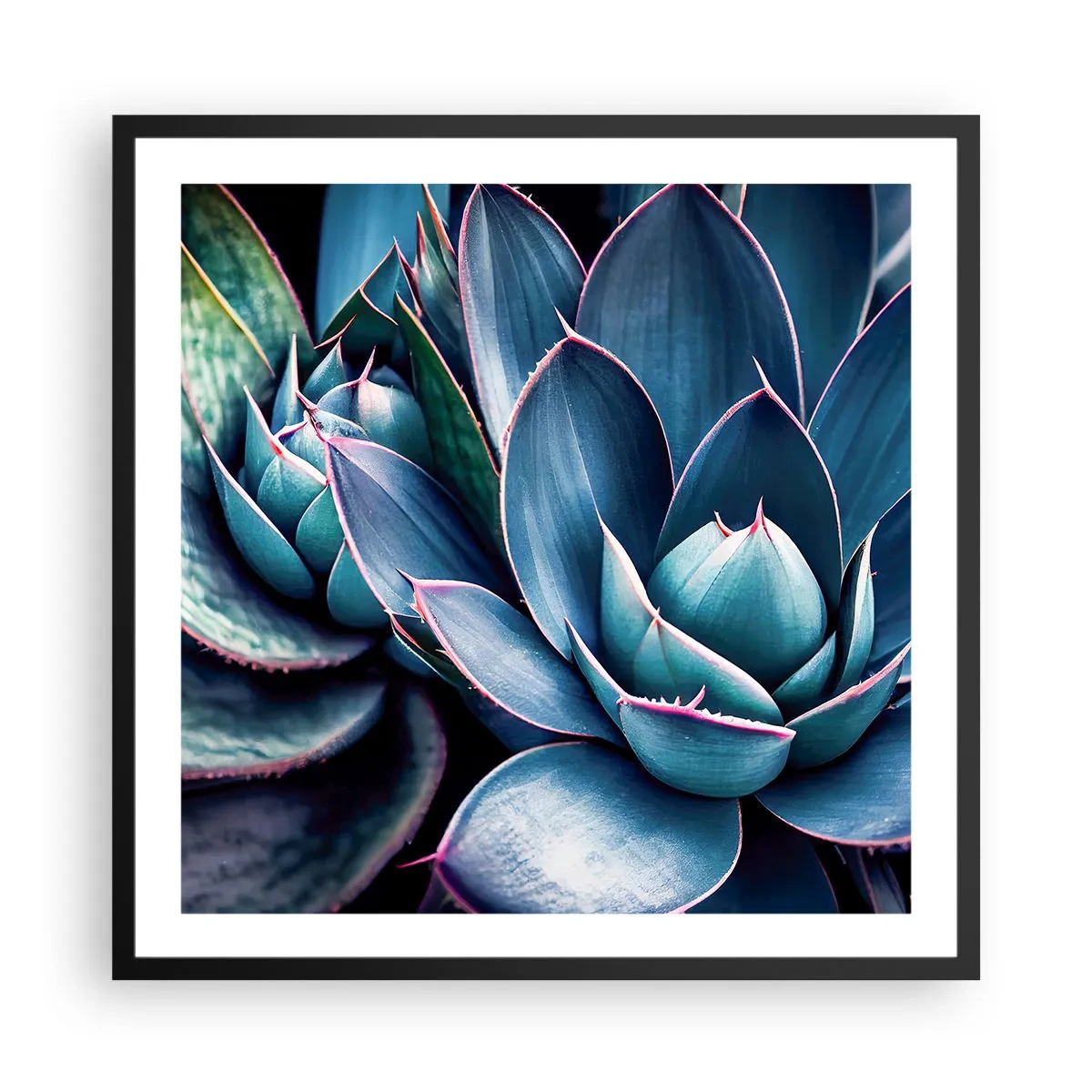 Plagát v čiernom ráme - Vitálna sila - 60x60 cm