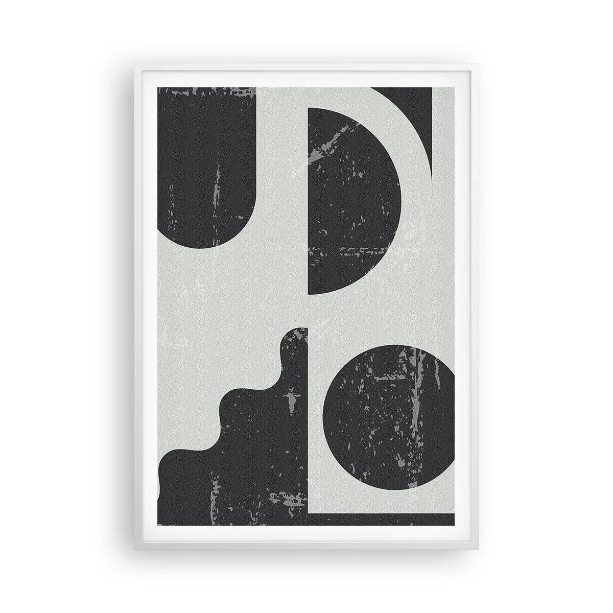 Plagát v bielom ráme - Kompozícia nad a pod - 70x100 cm