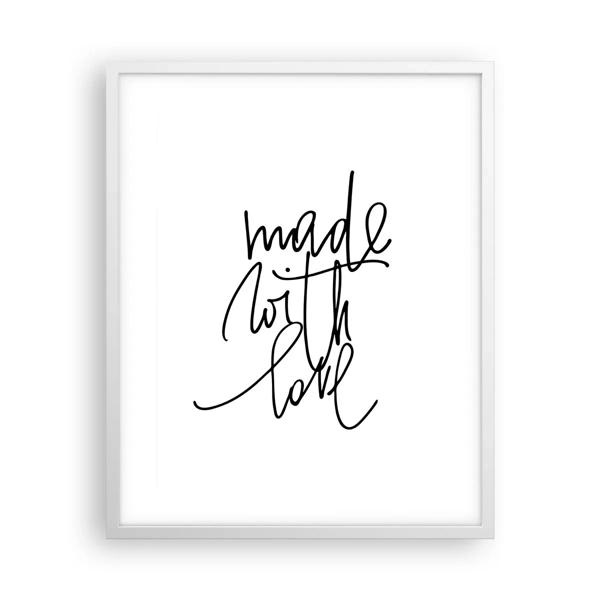 Plagát v bielom ráme - Najlepšia značka - 40x50 cm