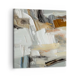 Obraz na plátne - Farebné nahromadenie - 50x50 cm