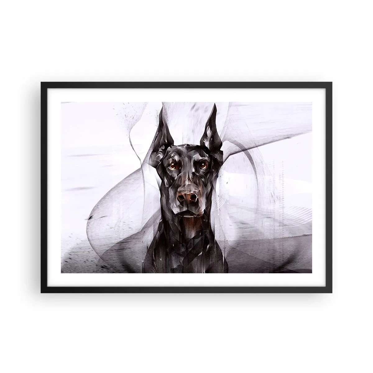 Plagát v čiernom ráme - Z urodzeného rodu - 70x50 cm