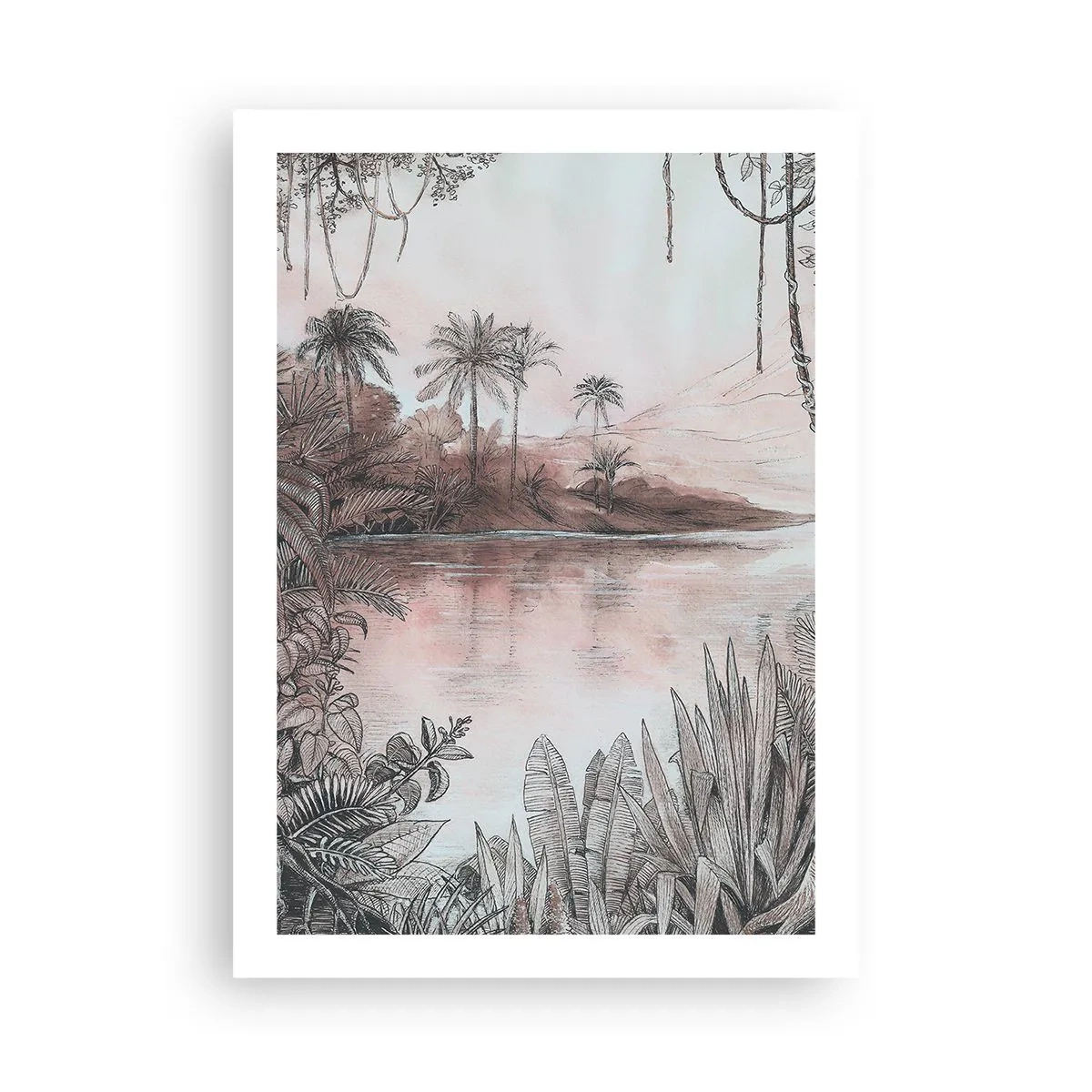 Plagát - Denník cestovateľa z 19. storočia - 50x70 cm