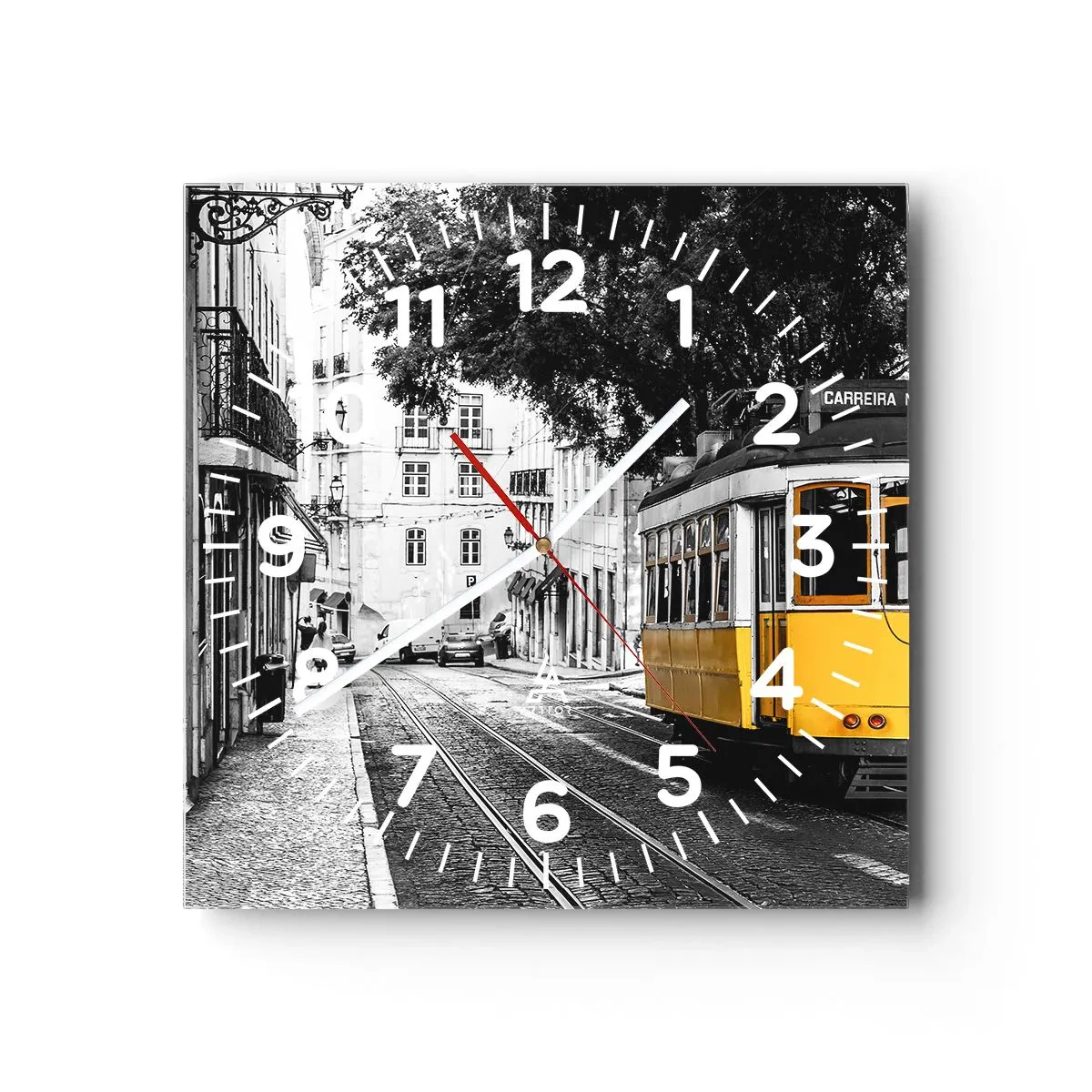 Nástenné hodiny - Fado v pozadí - 30x30 cm