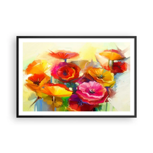 Plagát v čiernom ráme - Nielen červené - 91x61 cm