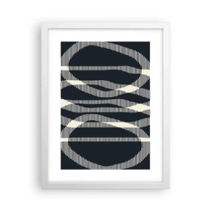 Plagát v bielom ráme - Pokus o prelomenie temnoty - 30x40 cm