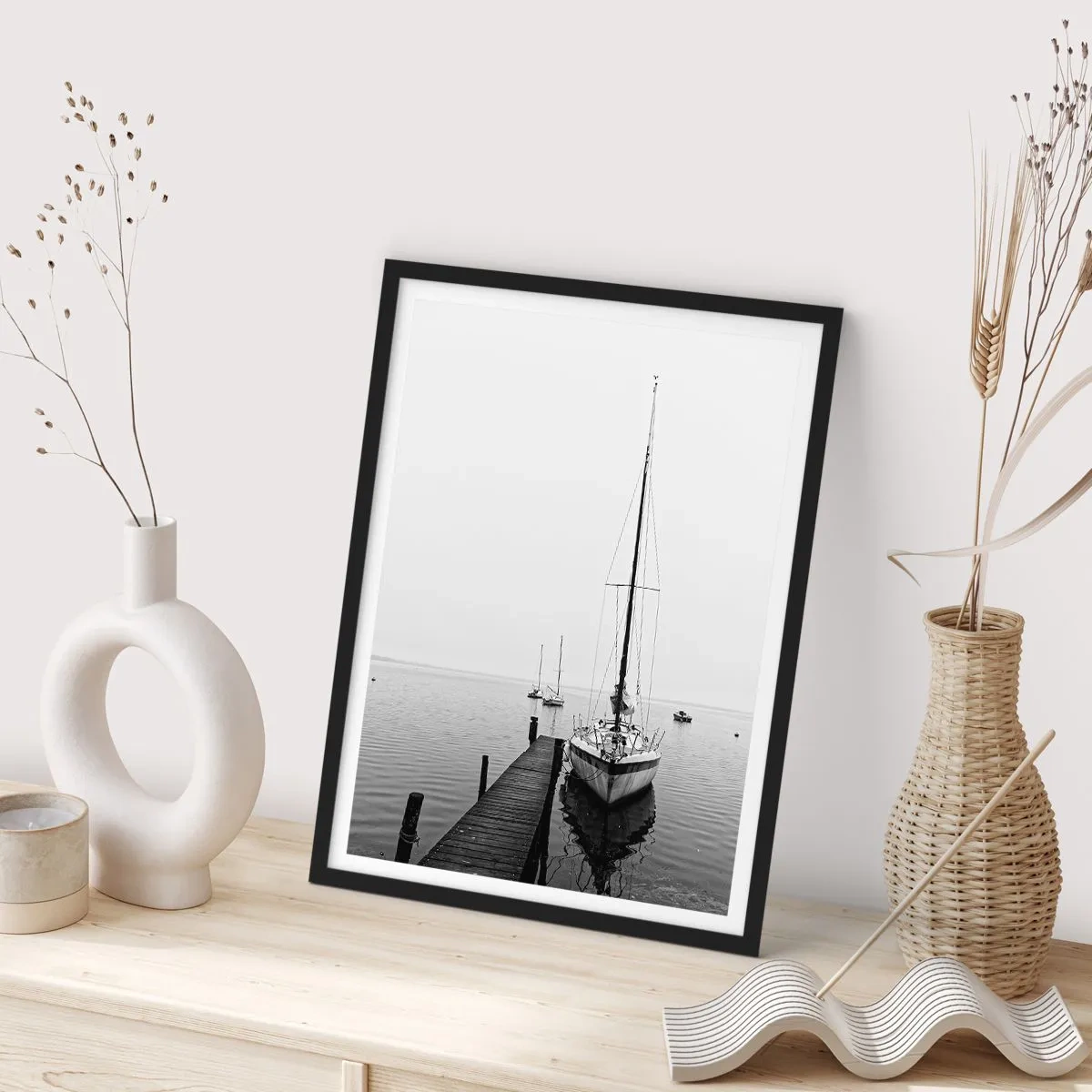 Plagát v čiernom ráme - Pripravený na použitie - 50x70cm - Pripravený na cestu - Moderná nástenná dekorácia do obývacej izby a spálne ARTTOR