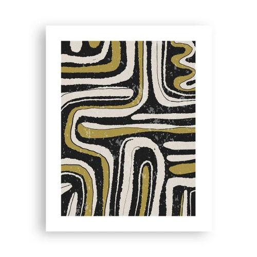 Plagát - Kompozícia: trakty a uličky - 40x50 cm