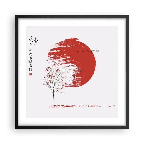 Plagát v čiernom ráme - Poznáte túto krajinu? - 50x50 cm