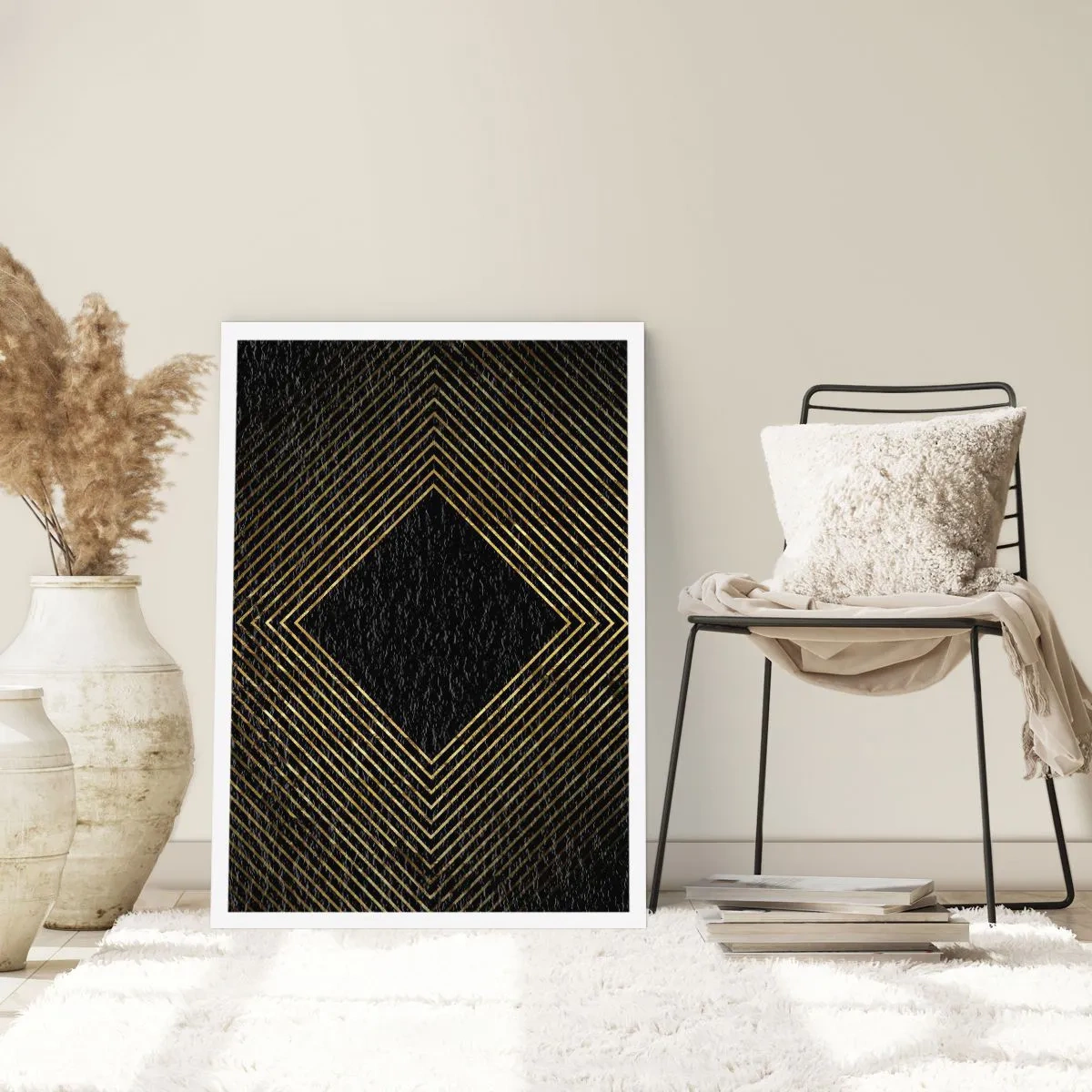 Plagát - Geometria v štýle glamour - 70x100 cm