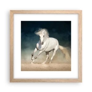 Plagát v ráme zo svetlého duba - Sloboda v čistom stave - 30x30 cm