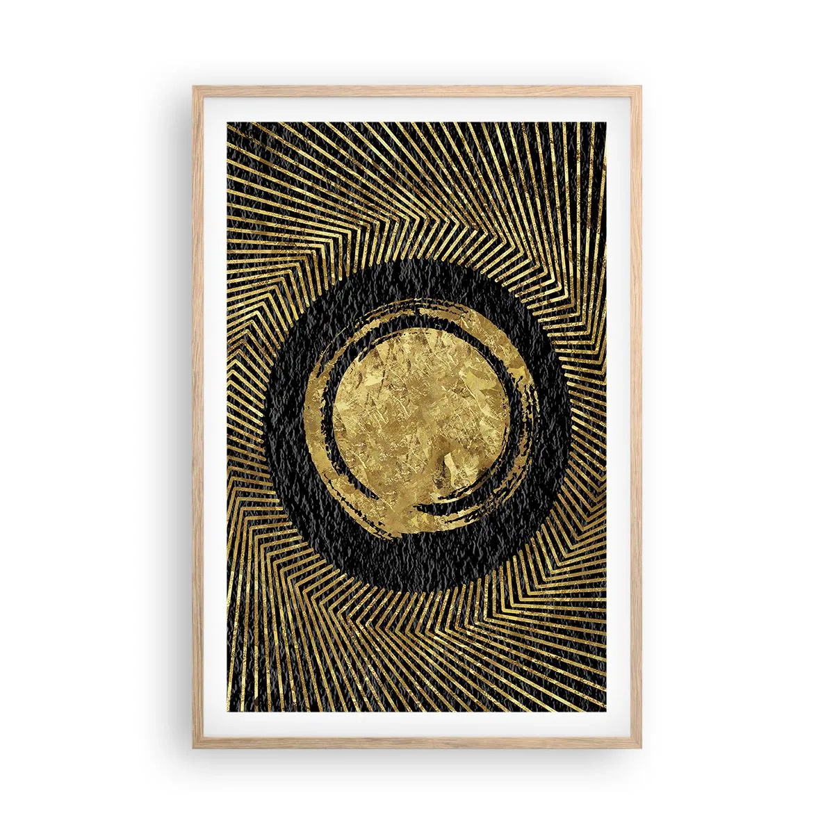 Plagát v ráme zo svetlého duba - Glamour - 61x91 cm