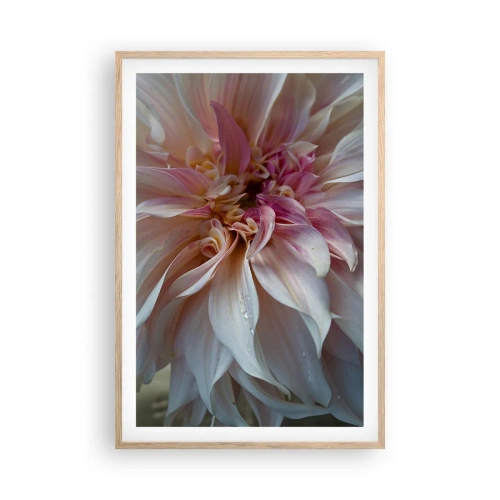 Plagát v ráme zo svetlého duba - Kvitnúca sviežosť - 61x91 cm