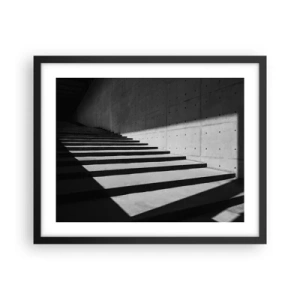 Plagát v čiernom ráme - Surová krása modernizmu - 50x40 cm