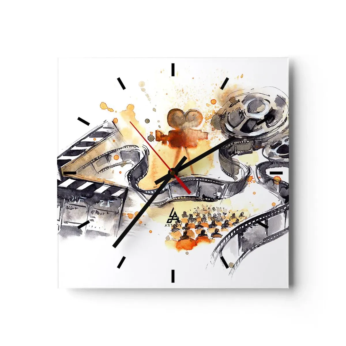 Nástenné hodiny - V krajine snov - 40x40 cm