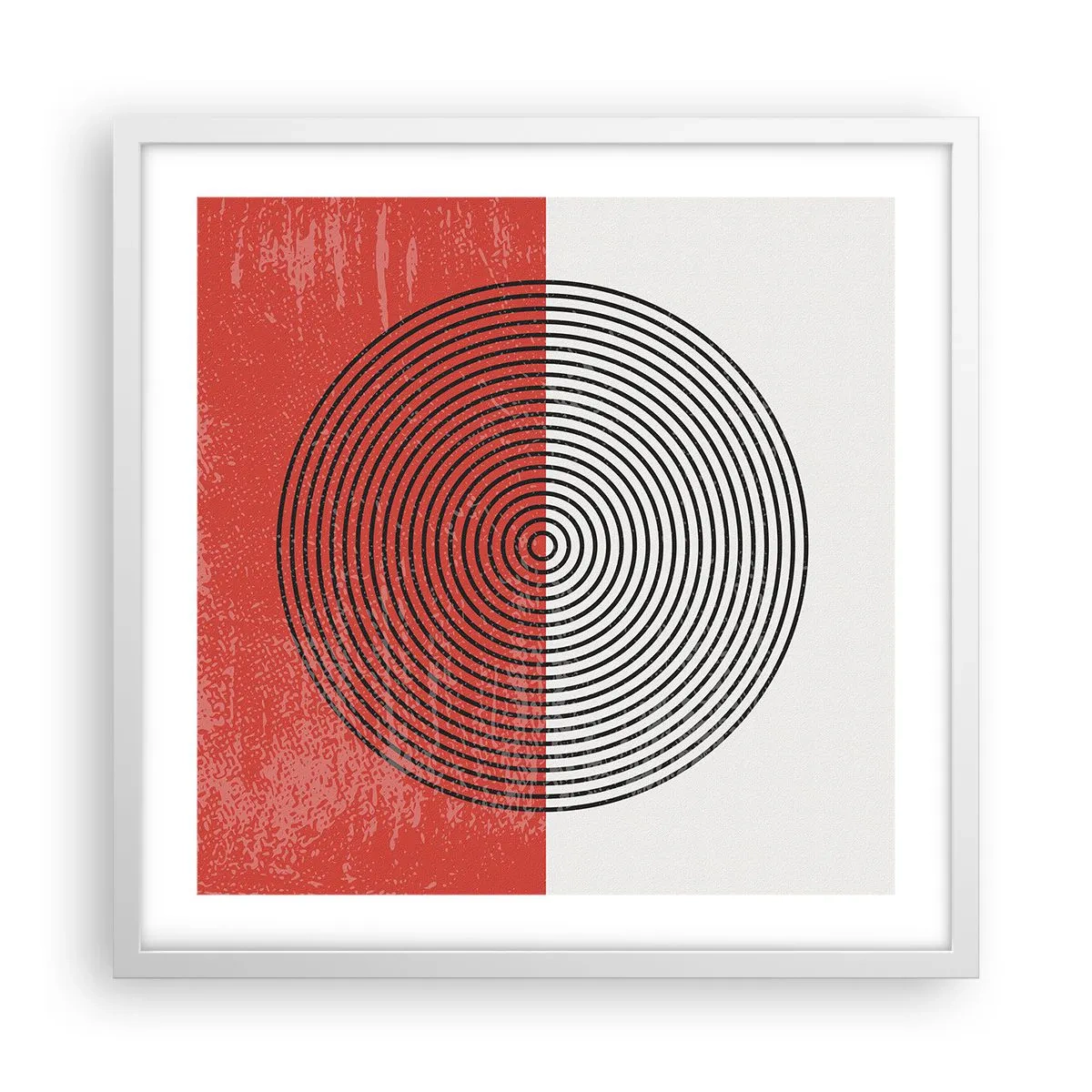 Plagát v bielom ráme - Presný zásah - 50x50 cm