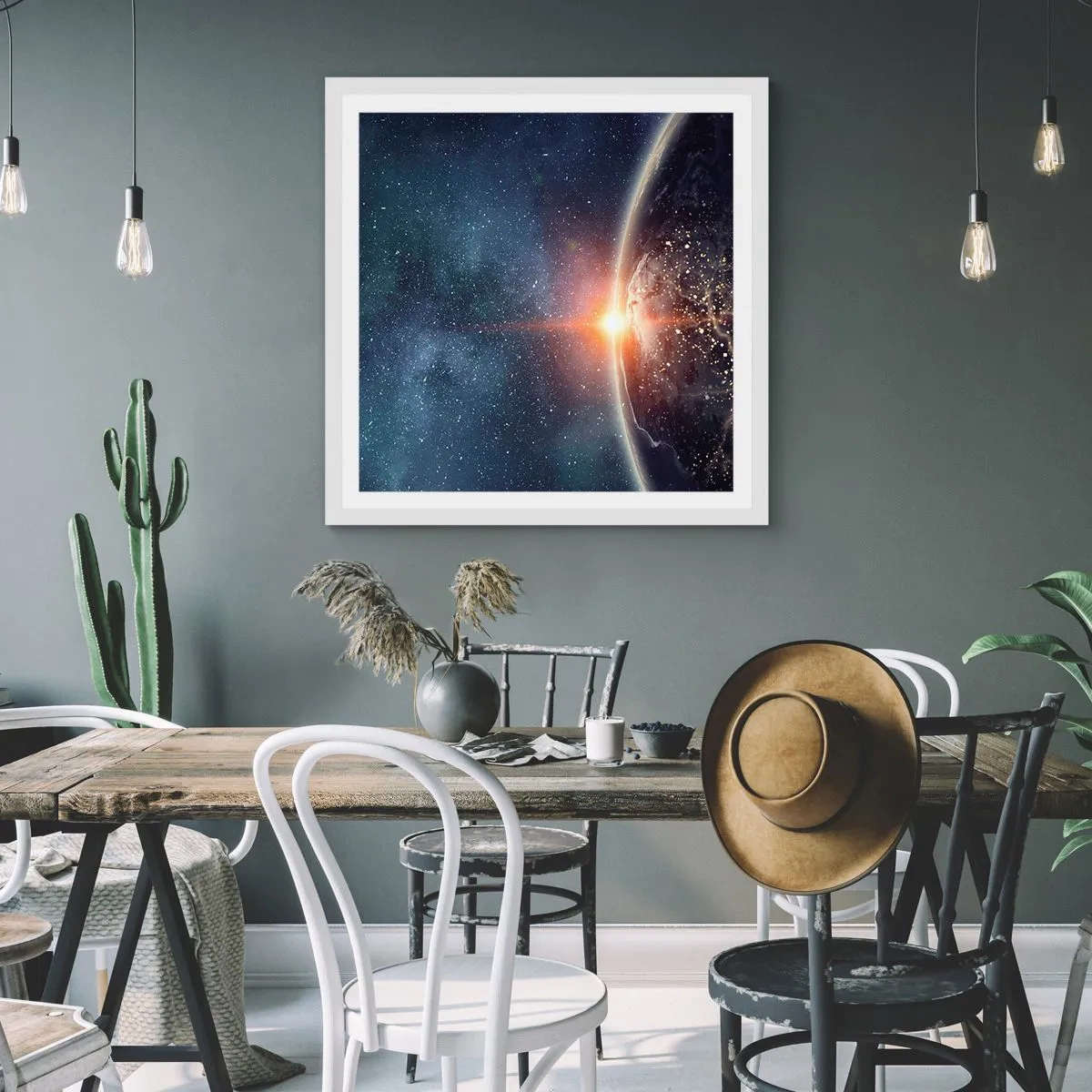 Plagát v bielom ráme - V novej perspektíve - 40x40 cm