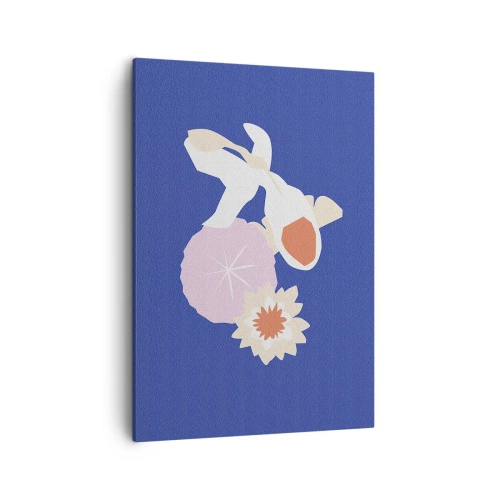 Obraz na plátne - Kompozícia kvetov a pukov - 50x70 cm