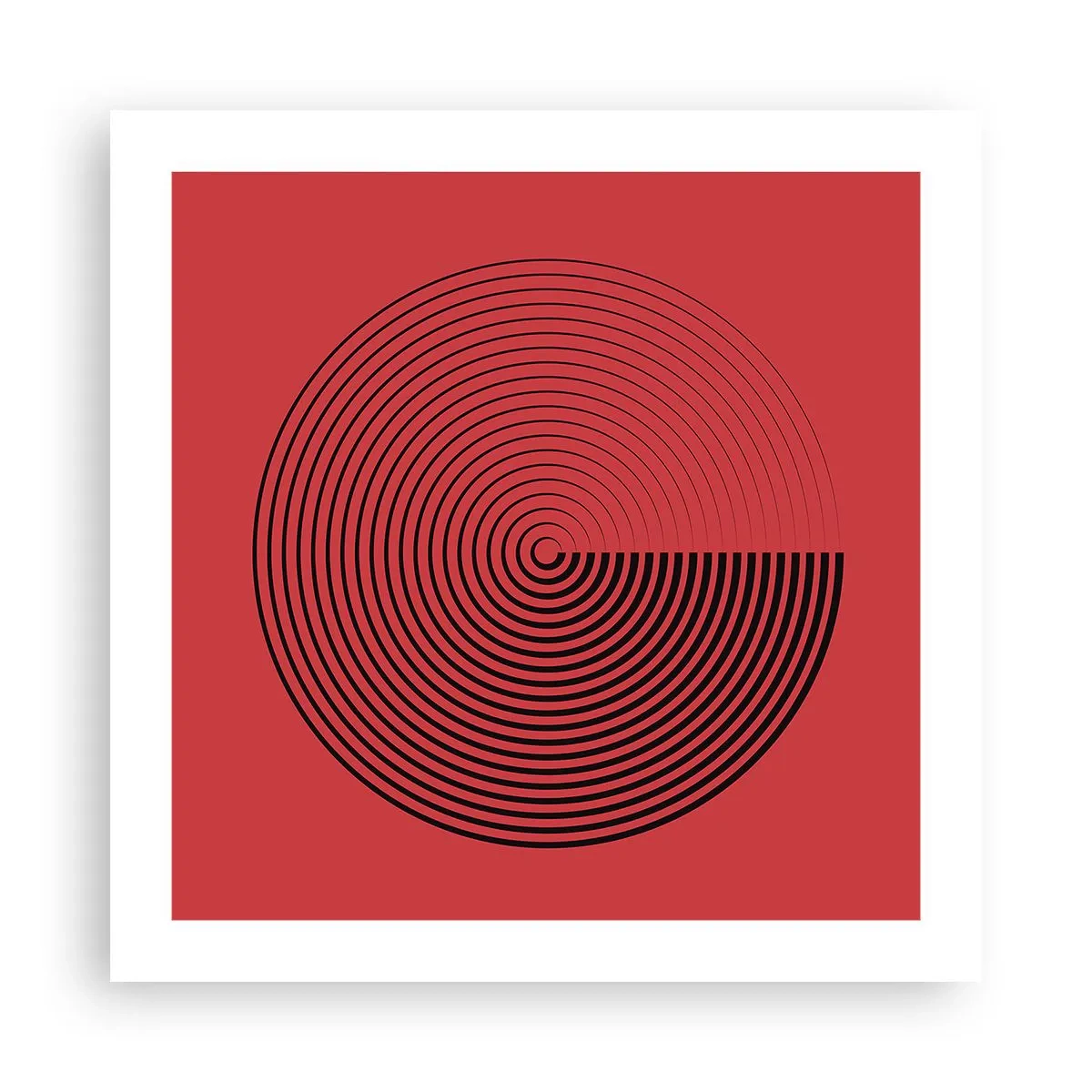 Plagát - Kruhový pohyb - 50x50 cm