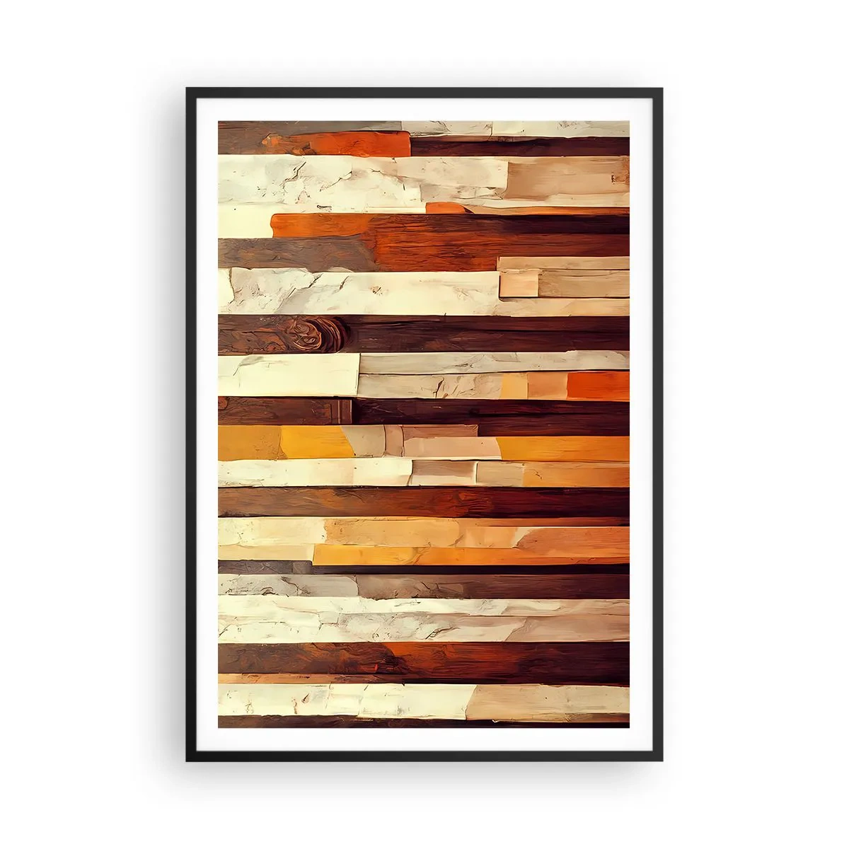 Plagát v čiernom ráme - Hymna lesných stromov - 70x100 cm